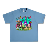 Pebble Blue Easter Farm Animal Easter Day Urban Heavy Tee - Neo Western