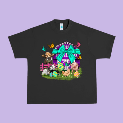 Easter Farm Animal Easter Day Urban Heavy Tee Designed By Neo Western