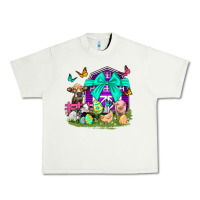 Pistachio Easter Farm Animal Easter Day Urban Heavy Tee - Neo Western