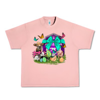 Salmon Easter Farm Animal Easter Day Urban Heavy Tee - Neo Western