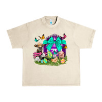 Sandshell Easter Farm Animal Easter Day Urban Heavy Tee - Neo Western
