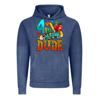 Vintage Denim 4th grade dude Vintage Hoodie - texasbilliewilder