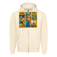 Sunflowers And Cowboy Boots With Cowhide And Glitter Tumbler Zipper Hoodie | Teevron