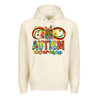 Tofu autism awareness butterfly infinity symbol Premium Hoodie - LillyAllenDesigns