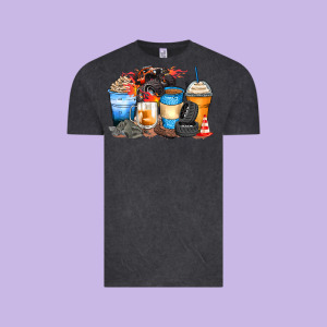 Monster Truck Coffee Cups Vintage Tee Designed By Zillion Design Studio