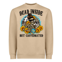 Mushroom dead inside but caffeinated Heavyweight Sweatshirt - Zillion Design Studio