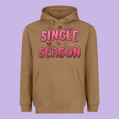 Single Season Heavyweight Hoodie Designed By Maliassmallbusiness