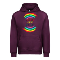 Mauve Wine BURA NA MANO HOLI HAI Urban Hoodie - Bettercallsaul