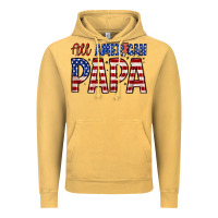 Vintage Mustard all American papa Vintage Hoodie - Zillion Design Studio