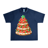 Navy red christmas cookie cake fa element Urban Heavy Tee - FaDigitalArtStudio