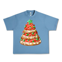 Pebble Blue red christmas cookie cake fa element Urban Heavy Tee - FaDigitalArtStudio