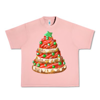 Salmon red christmas cookie cake fa element Urban Heavy Tee - FaDigitalArtStudio
