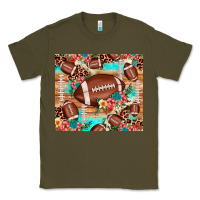 Army Green football leopard cowhide Classic Tee - JahusDesignShop