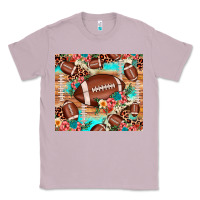 Lilac football leopard cowhide Classic Tee - JahusDesignShop