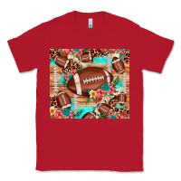 Red football leopard cowhide Classic Tee - JahusDesignShop