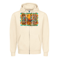 Sandshell cactus western leopard Zipper Hoodie - AdoDesignShop