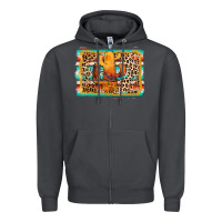 Smoke cactus western leopard Zipper Hoodie - AdoDesignShop