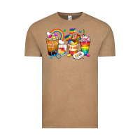 Vintage Coffee pride coffee cups Vintage Tee - Zillion Design Studio