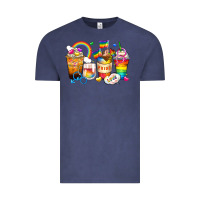 Pride Coffee Cups Vintage Tee | Teevron