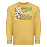 Antique Gold some things are better left unsaid Premium Sweatshirt - MaliasSmallBusiness