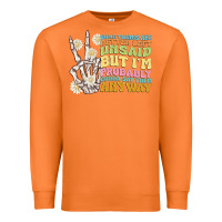Carrot some things are better left unsaid Premium Sweatshirt - MaliasSmallBusiness