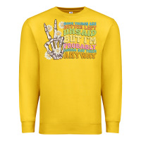 Lemon some things are better left unsaid Premium Sweatshirt - MaliasSmallBusiness