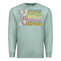 Seafoam some things are better left unsaid Premium Sweatshirt - MaliasSmallBusiness