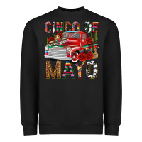 Black Cinco de Mayo Truck Heavyweight Sweatshirt - texasbilliewilder