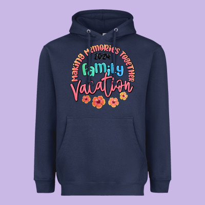 Making Memories Together Family Vacation 2024 Heavyweight Hoodie Designed By Maliassmallbusiness