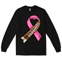 Black breast cancer sport ribbons Long Sleeve Tee - AdoDesignShop