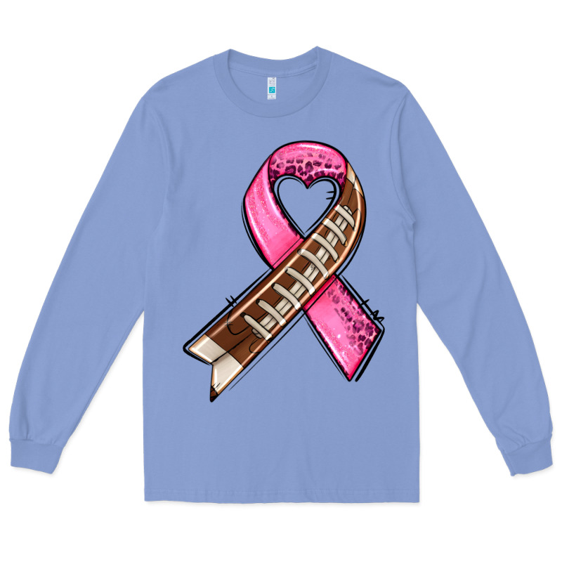 Breast Cancer Sport Ribbons Long Sleeve Tee by AdoDesignShop | Teevron