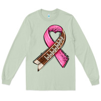 Matcha breast cancer sport ribbons Long Sleeve Tee - AdoDesignShop