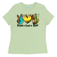 Matcha peace love beer Ladies Tee - AdoDesignShop