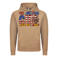 Vintage Coffee all american girl Vintage Hoodie - Zillion Design Studio