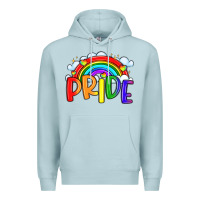 Blue Mist pride Premium Hoodie - LillyAllenDesigns