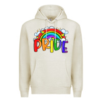 Oatmeal Heather pride Premium Hoodie - LillyAllenDesigns