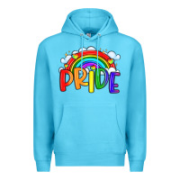 Ocean Blue pride Premium Hoodie - LillyAllenDesigns