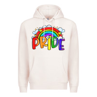 Pale Pink pride Premium Hoodie - LillyAllenDesigns
