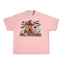 Salmon Moo I Mean Boo Urban Heavy Tee - CowhideDigitalArt