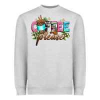Heather Grey coffee please Heavyweight Sweatshirt - Zillion Design Studio