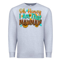 Heather Grey oh honey i am that mawmaw nca Premium Sweatshirt - NancyCooperArtShop