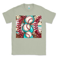 Matcha baseball leopard cowhide turquoise Classic Tee - JahusDesignShop