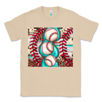 Mushroom baseball leopard cowhide turquoise Classic Tee - JahusDesignShop