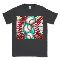 Smoke baseball leopard cowhide turquoise Classic Tee - JahusDesignShop