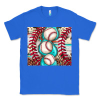 True Royal baseball leopard cowhide turquoise Classic Tee - JahusDesignShop