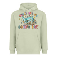 Matcha books are my social life Heavyweight Hoodie - MaliasSmallBusiness