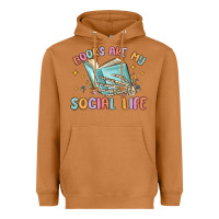 Meerkat books are my social life Heavyweight Hoodie - MaliasSmallBusiness