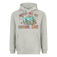 Moon Dust books are my social life Heavyweight Hoodie - MaliasSmallBusiness