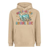 Mushroom books are my social life Heavyweight Hoodie - MaliasSmallBusiness