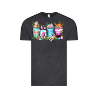 Vintage Black rabbit coffee cups Vintage Tee - Zillion Design Studio